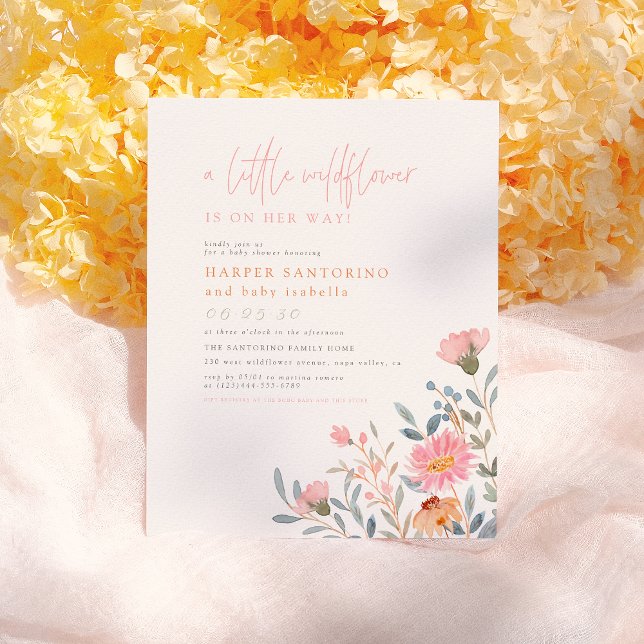 Papier Le Fleur sauvage Budget Est En Chemin De Boho Baby (Créateur téléchargé)