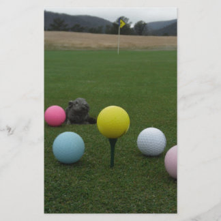 Papier Le golf de Pâques