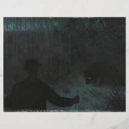 Papier Le Lad des cendres et le Livre du Loup