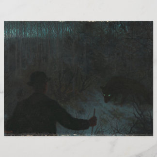 Papier Le Lad des cendres et le Livre du Loup