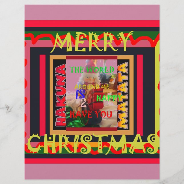 Papier Le monde autour de moi est heureux que vous me col (Devant)