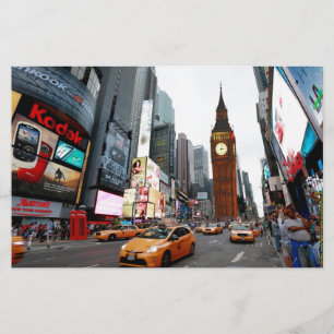 Papier Le Monde Mixte ! - New York & Londres