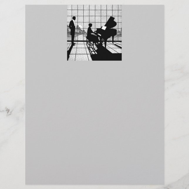 Papier Le Pianiste (Devant)