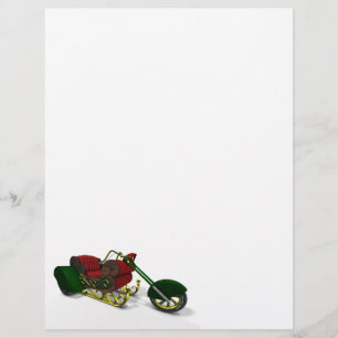 Papier Le trike du Père Noël