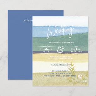 Papier LeahG BUDGET Natures Dream Wedding Invitation