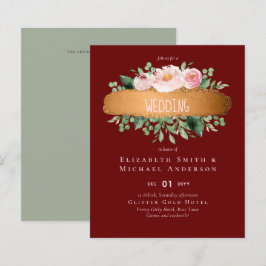 Papier LeahG Budget Rose Glamor Girly Mariage