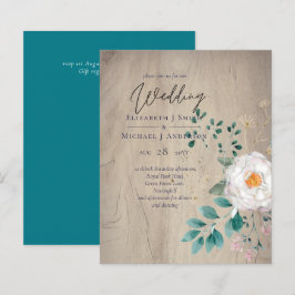 Papier LeahG Rustic Roses été Floral Mariage