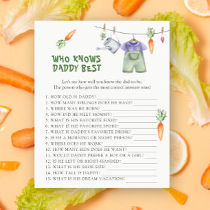 Papier Légumes - Qui connaît papa meilleur jeu