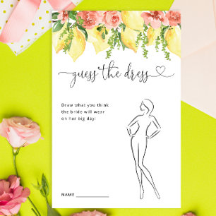 Papier Lemon Botanical Devinez la Fête des mariées de rob