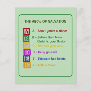 Papier Les ABC du salut