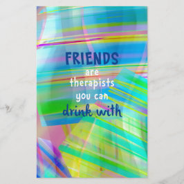 Papier Les Amis Sont Des Thérapeutes Avec Lesquels Vous P