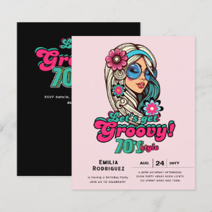 Papier les années 70 soirée d'anniversaire Boogie Retro D