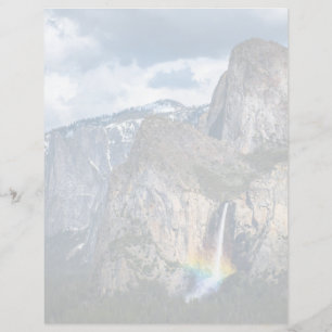 Papier Les cascades Bride Veil Falls Yosemite Californi