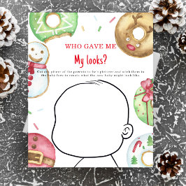 Papier Les cookies d'hiver Qui m'a donné Mon look jeu