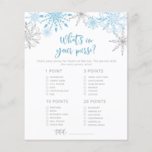 Papier Les flocons de neige dans votre jeu de baby shower