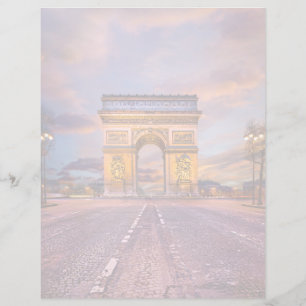 Papier Les monuments Arc de Triomphe, Paris France