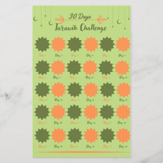 Papier Les prières de Tarawih contestent