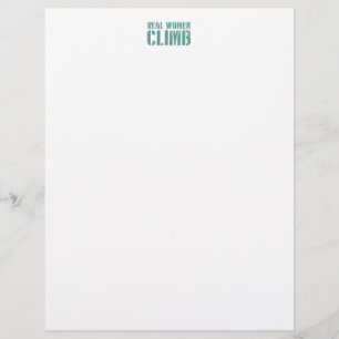 Papier Les vraies femmes grimpent