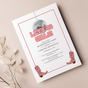 Papier Lets Go Girls Disco Cowgirl Bachelorette Party