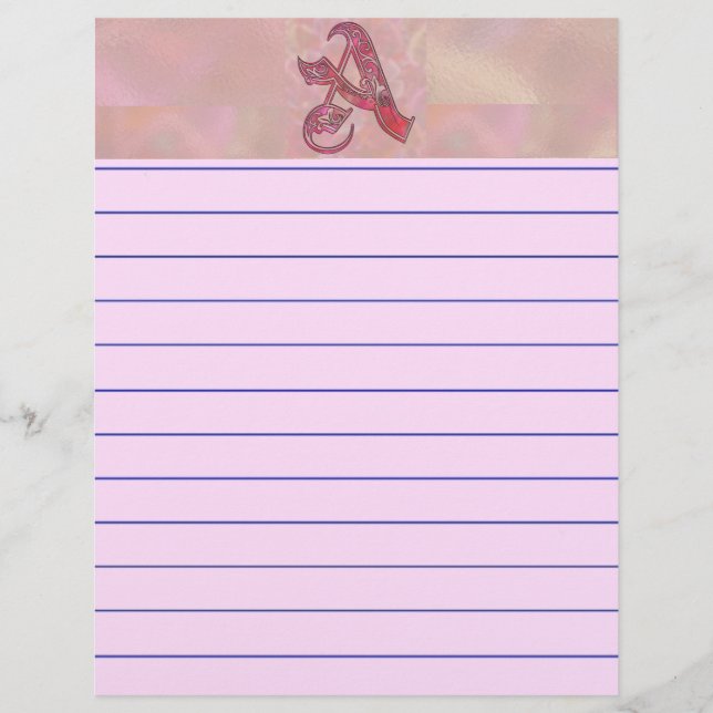 Papier Lettre A (Devant)