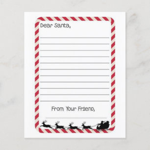 Papier Lettre au Père Noël
