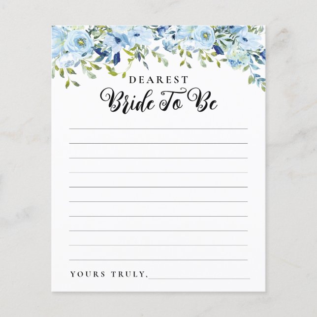 Papier Lettre moderne à la mariée pour être Fête des mari (Devant)