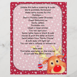 Papier Lettre Père Noël Noël Biz