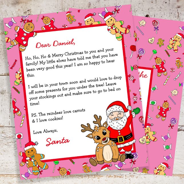 Papier Lettre personnalisée du Père Noël (Créateur téléchargé)