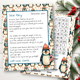 Papier Lettre personnalisée mignonne de Père Noël Reche