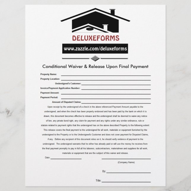 Papier Libération conditionnelle du toit noir (Devant)