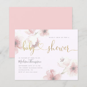 Papier Lilac   Budget Baby shower floral en fleurs de cer