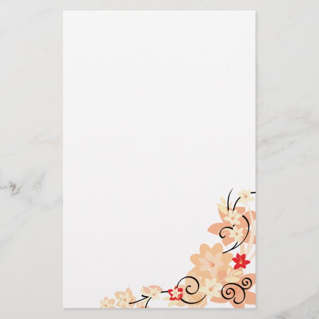 Papier Lillie moderne (Devant)