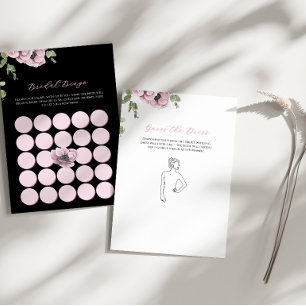 Papier Lingo de mariage Parisien Oh la la Bingo