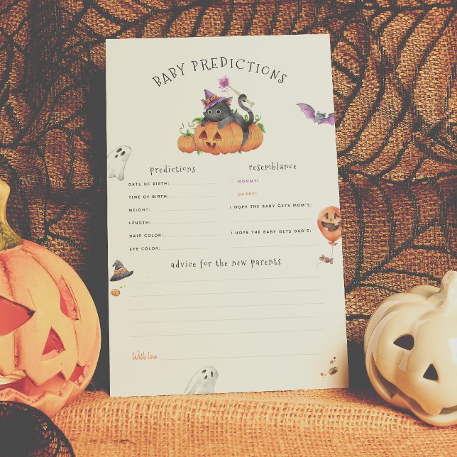 Papier Little Boo Baby Predictions & Conseils Jeu (Créateur téléchargé)