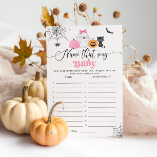 Papier Little Boo Nom de la chanson jeu de baby shower