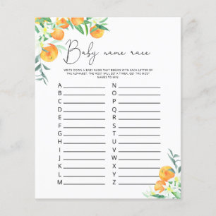 Papier Little cutie Baby nom jeu de course