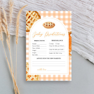 Papier Little Cutie Pie Baby shower Baby Predictions Jeu