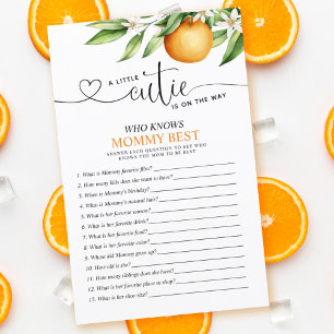 Papier Little Cutie Qui Connaît Maman Meilleur Baby showe