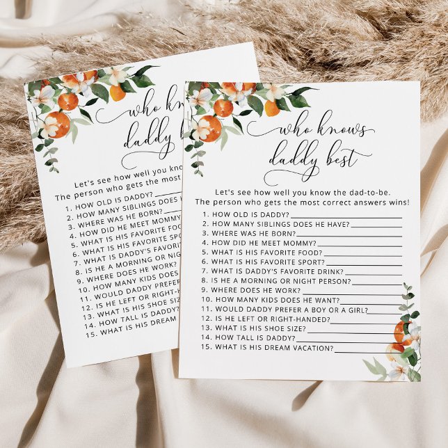 Papier Little Cutie Qui connaît papa meilleur jeu de baby (Créateur téléchargé)
