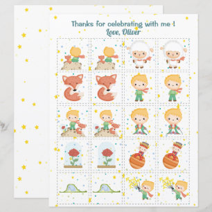 Papier Little Prince Memory Game Le Petit Prince
