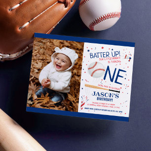Papier Little Rookie Baseball Budget Photo 1er anniversai