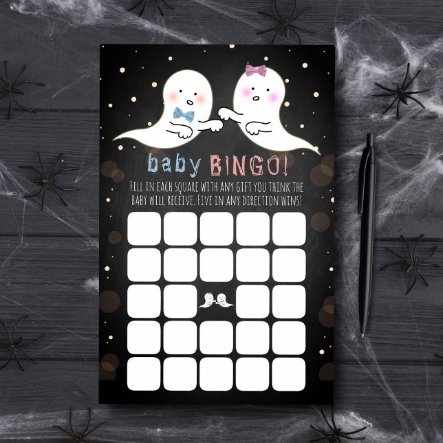 Papier Little Spirit Halloween Genre Reveval Party Bingo (Créateur téléchargé)