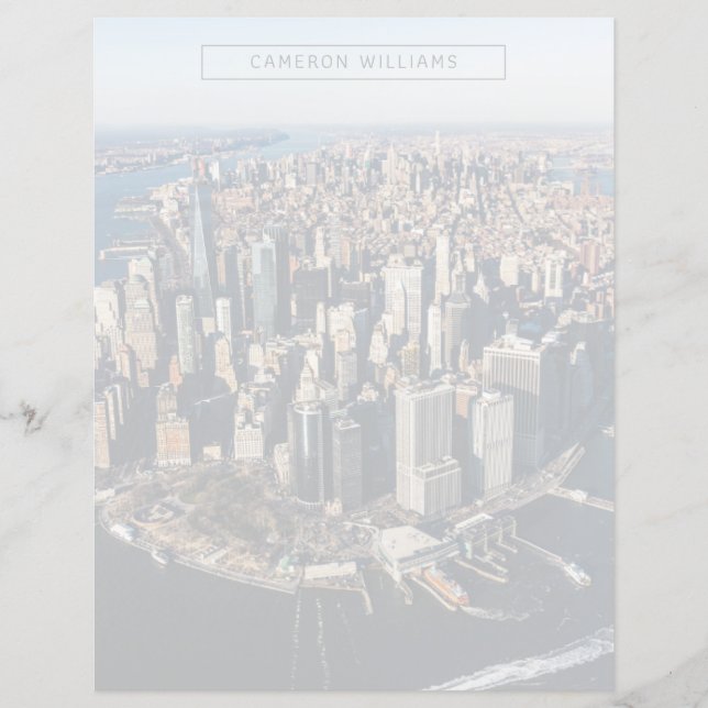 Papier Littoral | Manhattan, New York (Devant)