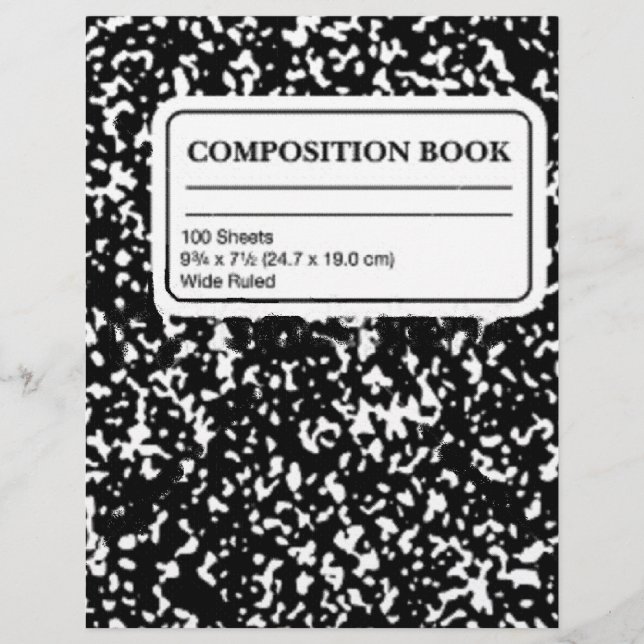 Papier Livre de composition (Devant)