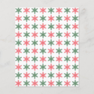 Papier Livre de Noël - Motif de neige - Blanc
