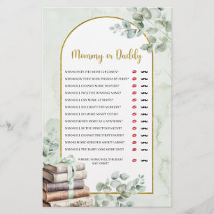 Papier Livre de verdure Jeux pour papa ou maman