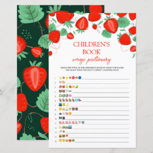 Papier Livre pour enfants Emoji Pictionary Game Sweet Ber