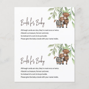 Papier Livres budgétaires pour Baby Cow Green Centre Coup