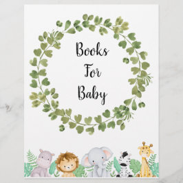 Papier Livres Safari pour Baby Poster