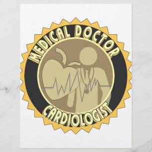PAPIER LOGO DE CARDIOLOGUE - DOCTEUR DE COEUR
